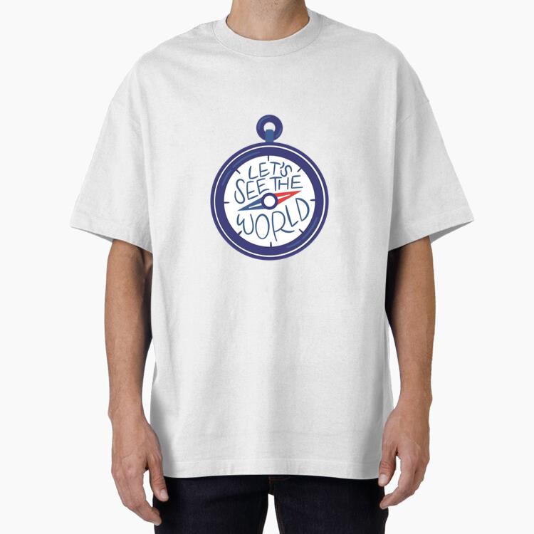 Adventure Themed Compass Illustration With Motivational Quote T Shirt