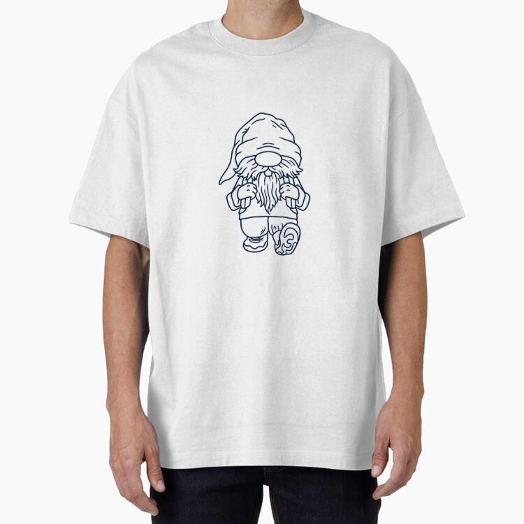 Blue Walking Gnome T Shirt