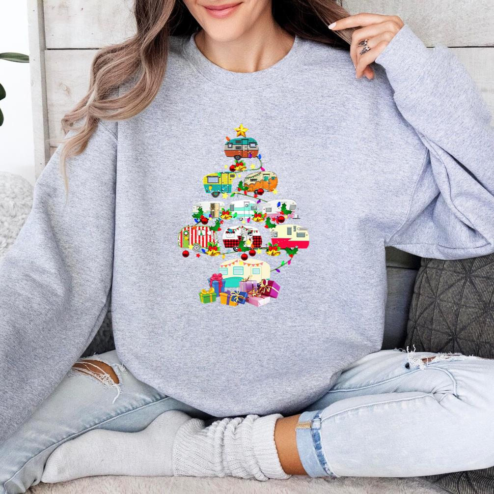 Camper Christmas Tree Sweatshirt