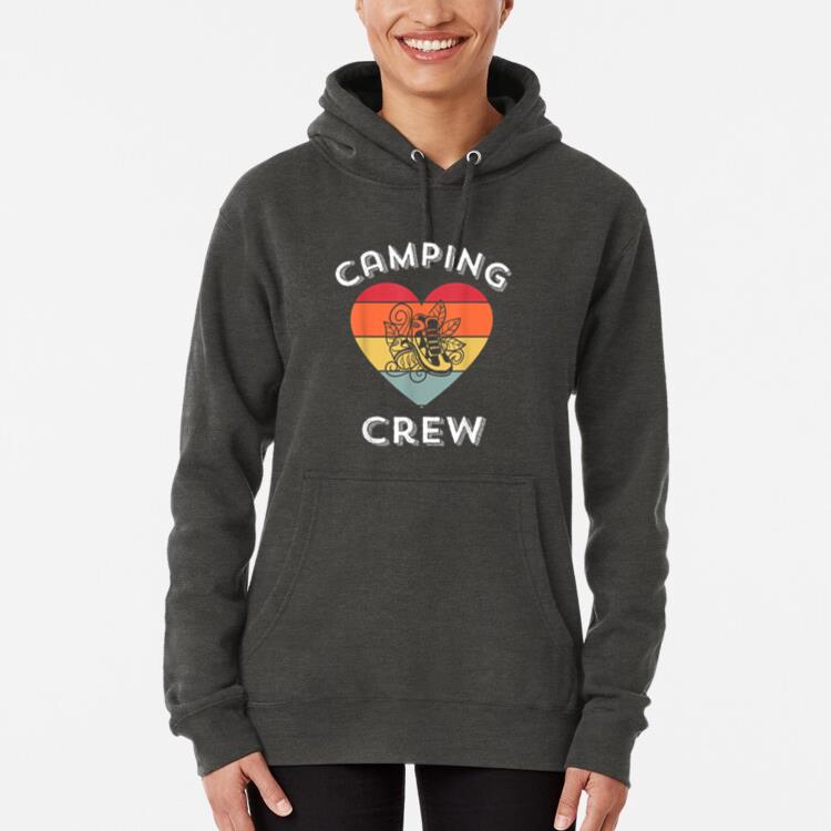 Camping Trip Hiking Crew Hoodie