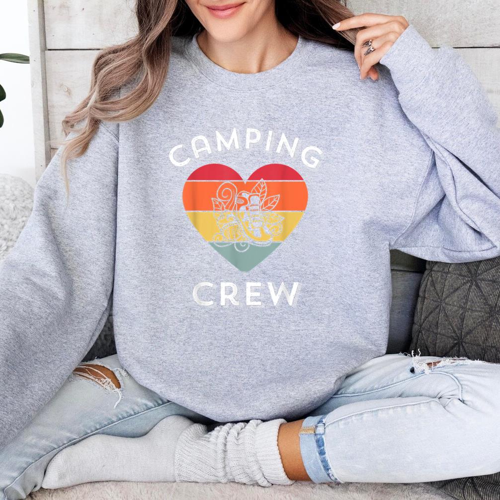 Camping Trip Hiking Crew Sweatshirt