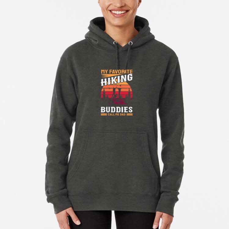 Explorer Hiking Peaceful Modern Hoodie