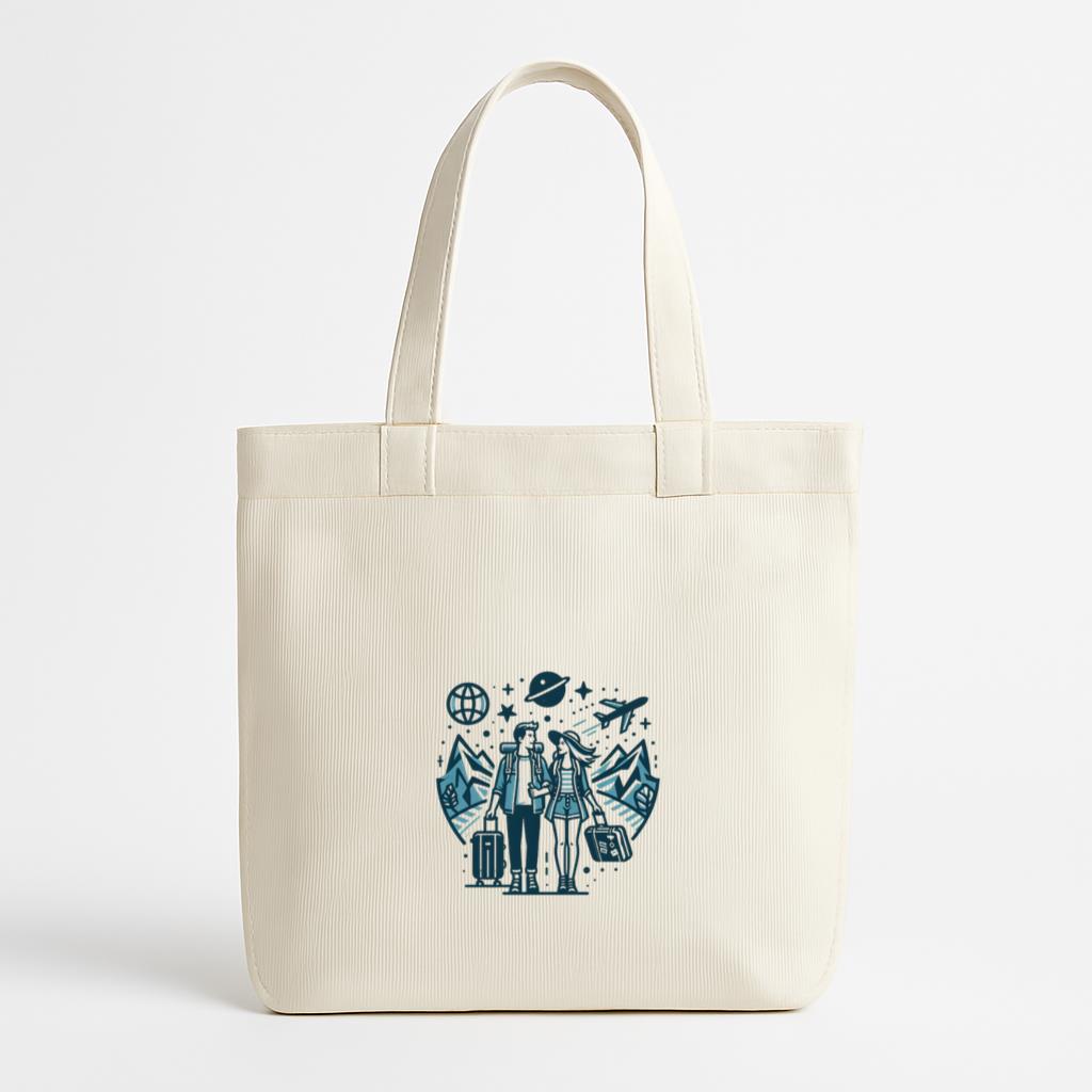 Fair Fantastic Camping Travelling Canvas Tote Bag