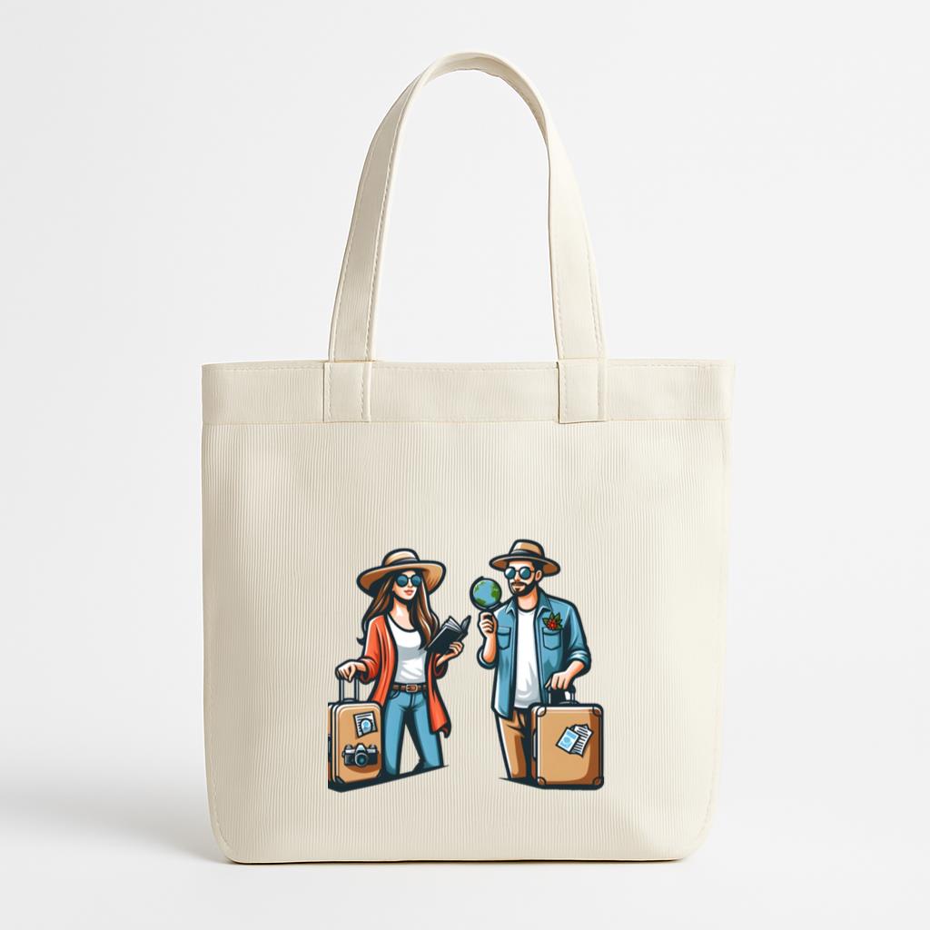 Fresh Kind Camping Travelling Canvas Tote Bag