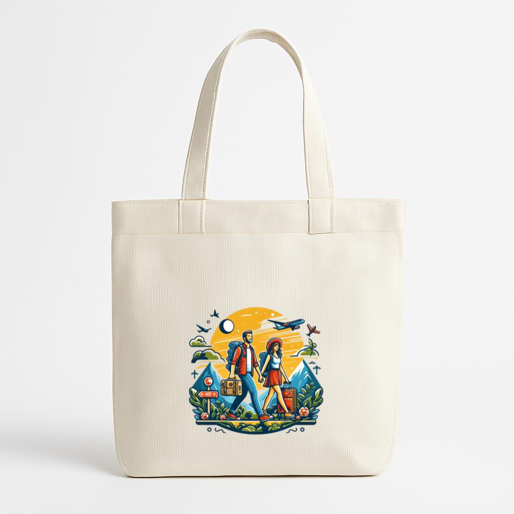 Gentle Gentle Camping Travelling Canvas Tote Bag