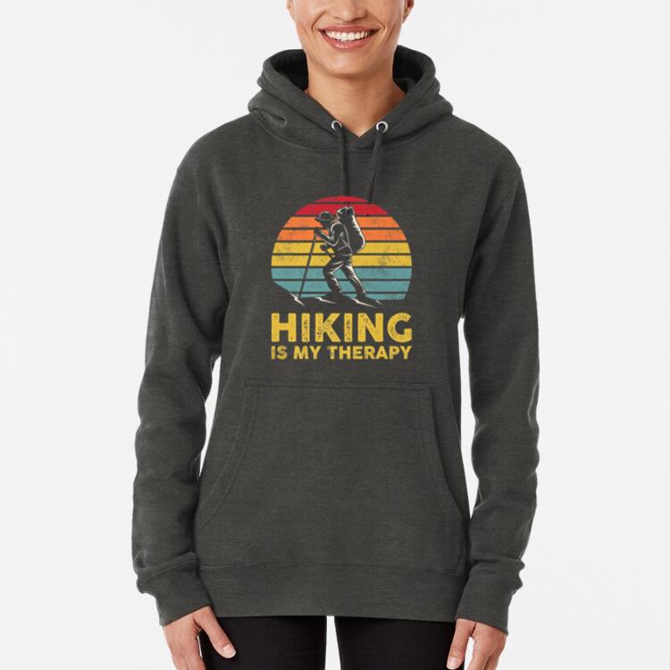 Hiking Is My Therapy Hoodie