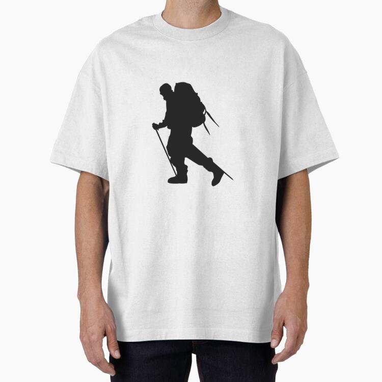 Man Hiking Silhouette T Shirt