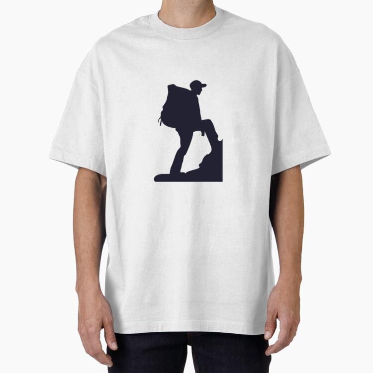 Mountain Climber Silhouette 3 T Shirt