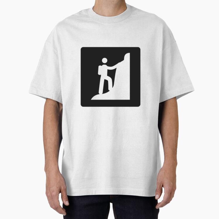 Mountain Climbing Square Icon T Shirt