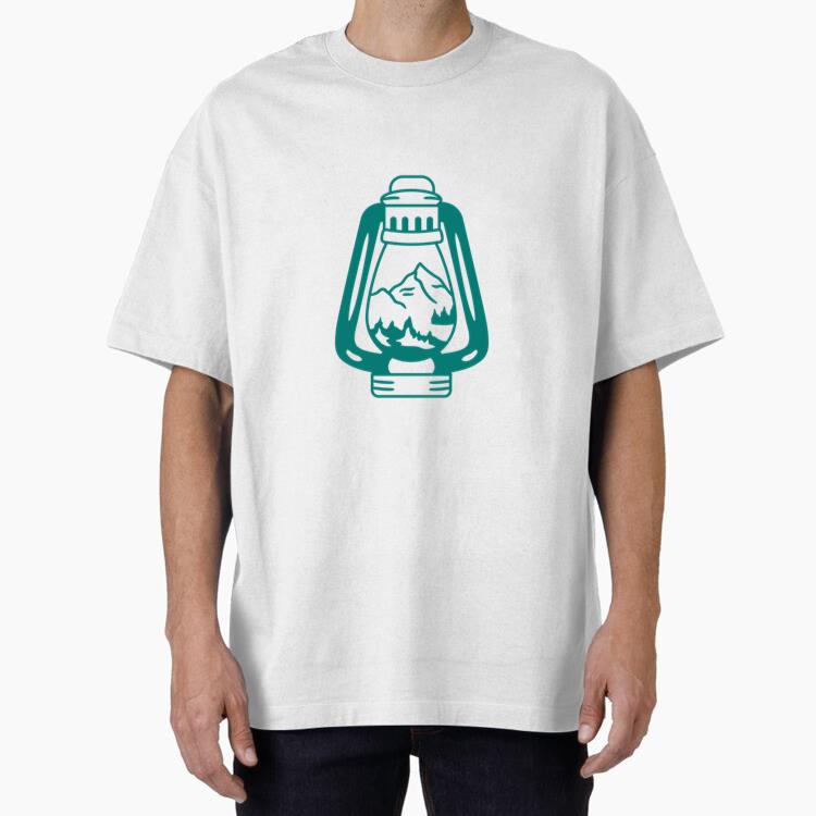 Mountain Lamp Design T Shirt
